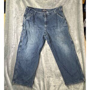 Levis Silvertab Carpenter Jeans Size 42x30 Relaxed Fit  Cotton Blue Denim Made I